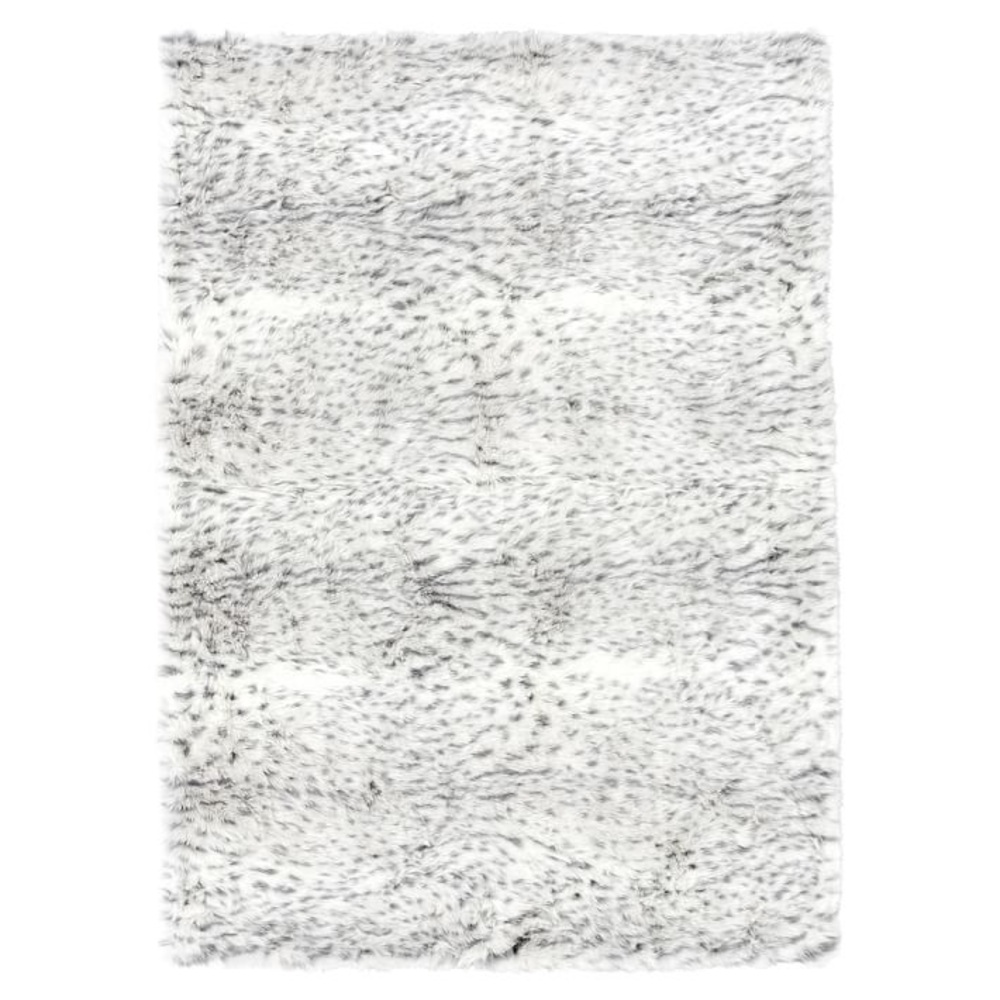 Pottery Barn teen Grey Leopard Throw Blanket NEW